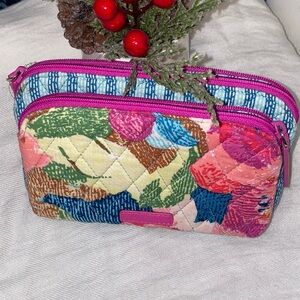 Vera Bradley Multicolor Quilted Cosmetic Bag